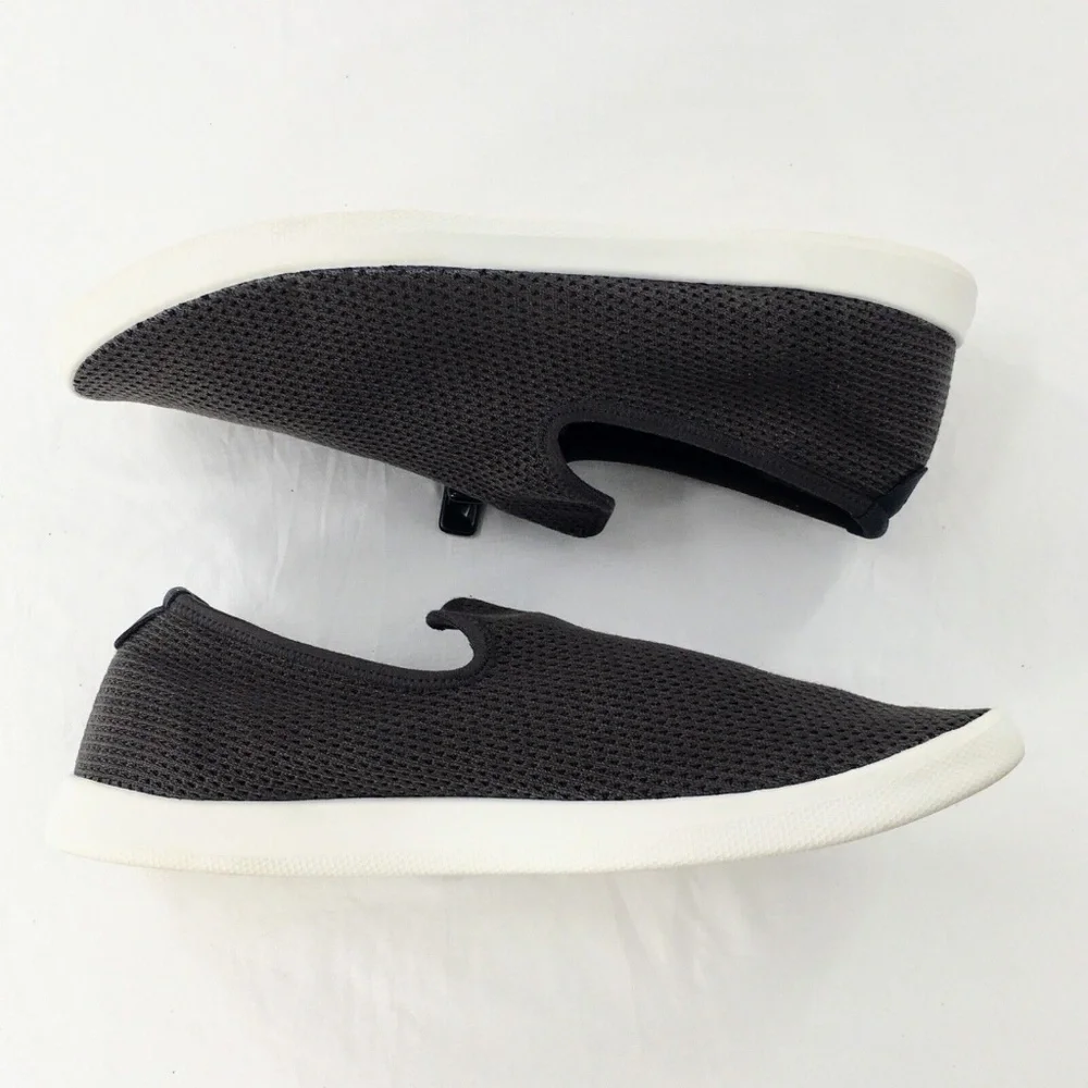 Allbirds Mens Tree Loungers TL Slip On Sneaker Grey Knit Upper Lightweight Sz 10 - Picture 5 of 10